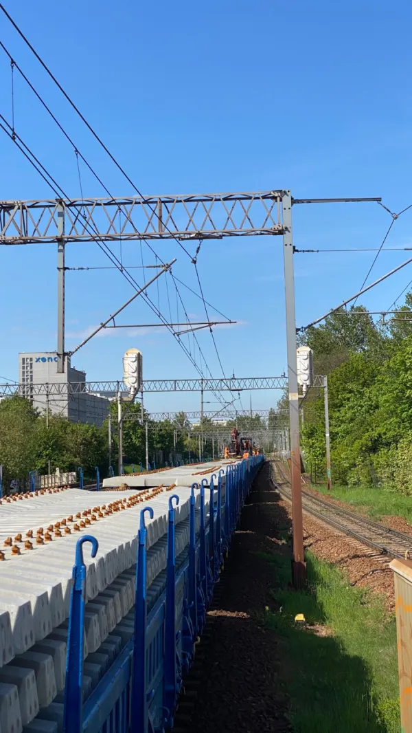 Wymiana torów na wysokości SKM Wzgórze