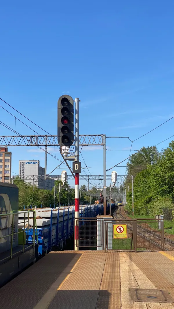 Wymiana torów na wysokości SKM Wzgórze