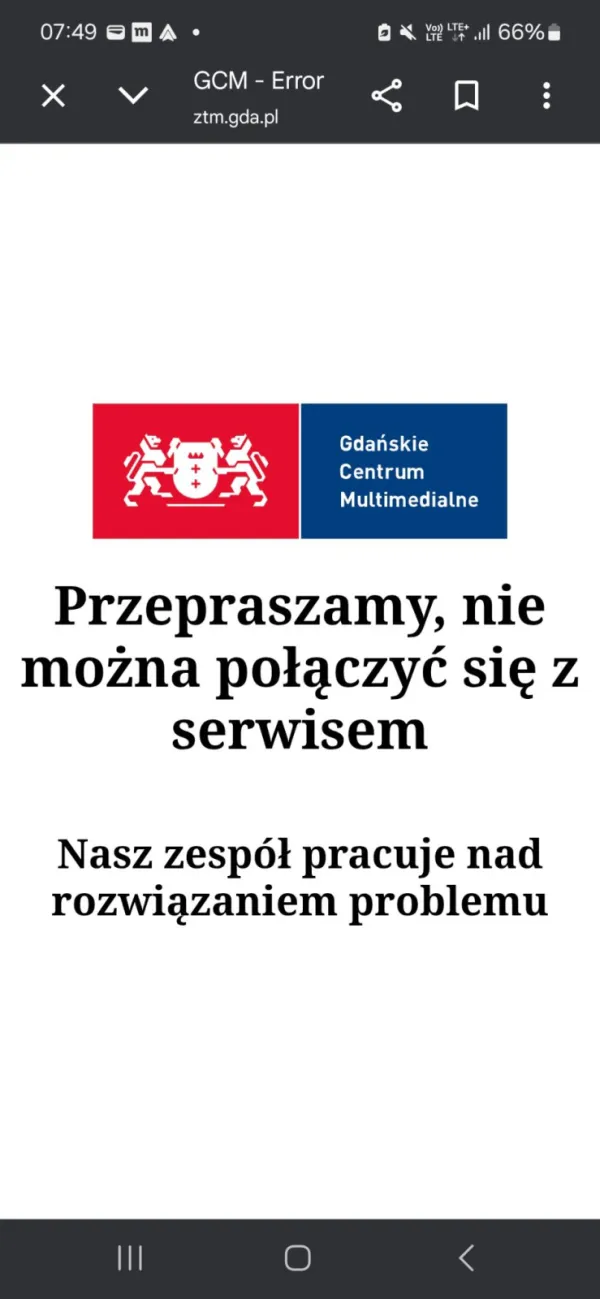 Z klinicznej nie jadą tramwaje do Gdańska, strona ztm nie działa więc nie dowiesz się czy pojedziesz