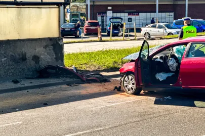 Skutki wypadku przy Bramie Żuławskiej 