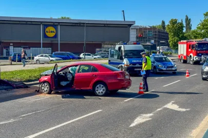 Skutki wypadku przy Bramie Żuławskiej 