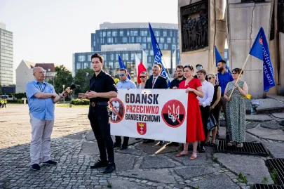 Protest przeciw banderyzmowi