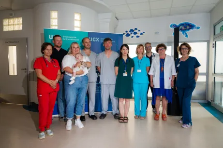 Mały Leoś po trombektomii