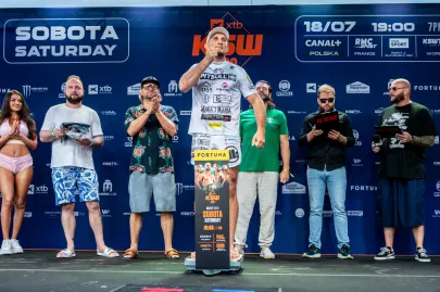 Oficjalna ceremonia ważenia przed galą KSW 120 w Gdyni