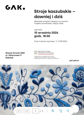 Wystawa "Stroje kaszubskie- dawniej i dziś"