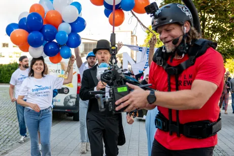 Trojmiasto.pl podczas nagrania LIPDUB-a na 100-lecie Gdyni