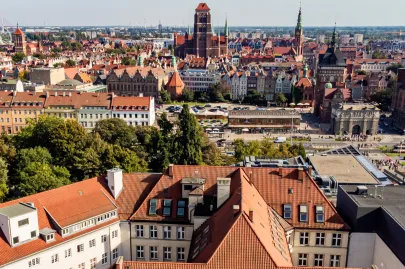 Gdańsk z drona 