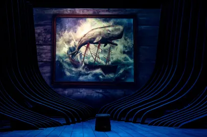 Próba medialna spektaklu Moby Dick w Teatrze Muzycznym w Gdyni