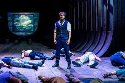 Próba medialna spektaklu Moby Dick w Teatrze Muzycznym w Gdyni