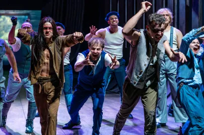 Próba medialna spektaklu Moby Dick w Teatrze Muzycznym w Gdyni