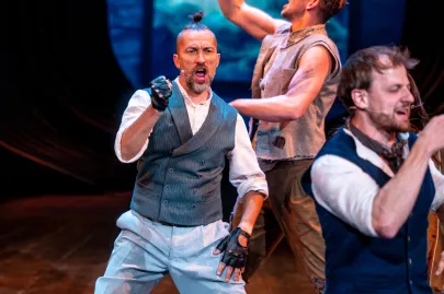 Próba medialna spektaklu Moby Dick w Teatrze Muzycznym w Gdyni