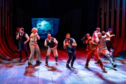 Próba medialna spektaklu Moby Dick w Teatrze Muzycznym w Gdyni