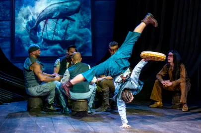 Próba medialna spektaklu Moby Dick w Teatrze Muzycznym w Gdyni
