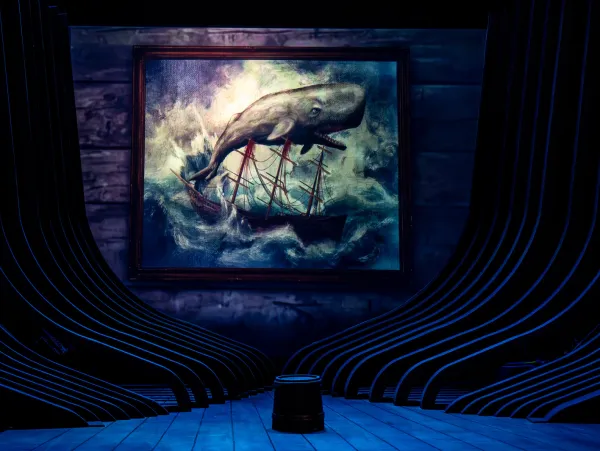 Próba medialna spektaklu Moby Dick w Teatrze Muzycznym w Gdyni