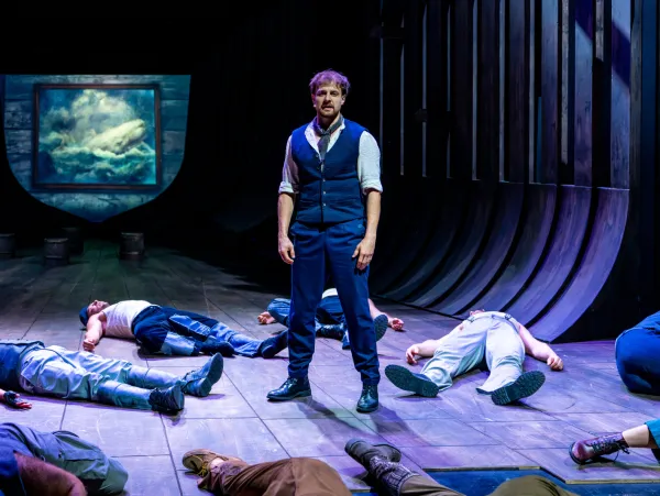 Próba medialna spektaklu Moby Dick w Teatrze Muzycznym w Gdyni
