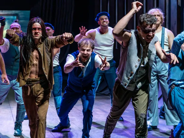 Próba medialna spektaklu Moby Dick w Teatrze Muzycznym w Gdyni