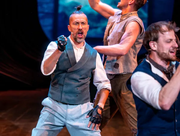 Próba medialna spektaklu Moby Dick w Teatrze Muzycznym w Gdyni