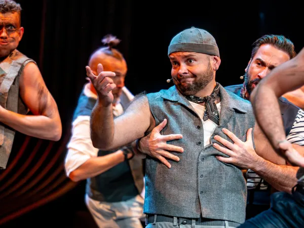 Próba medialna spektaklu Moby Dick w Teatrze Muzycznym w Gdyni
