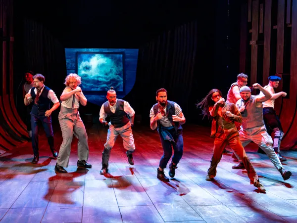 Próba medialna spektaklu Moby Dick w Teatrze Muzycznym w Gdyni