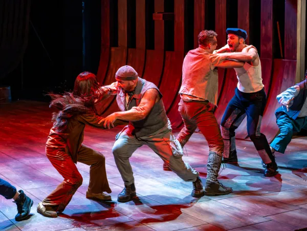 Próba medialna spektaklu Moby Dick w Teatrze Muzycznym w Gdyni