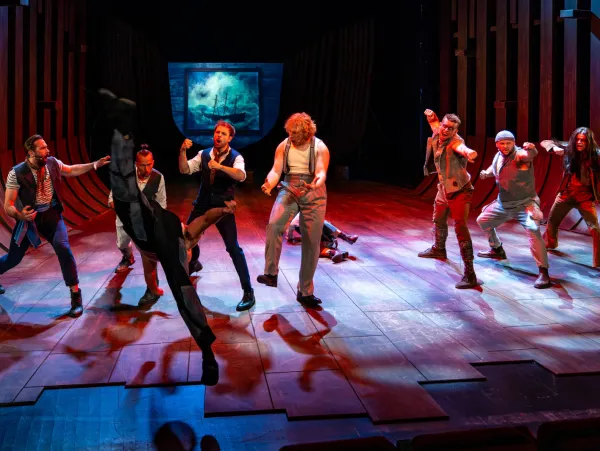 Próba medialna spektaklu Moby Dick w Teatrze Muzycznym w Gdyni
