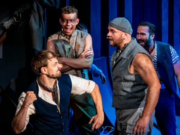 Próba medialna spektaklu Moby Dick w Teatrze Muzycznym w Gdyni
