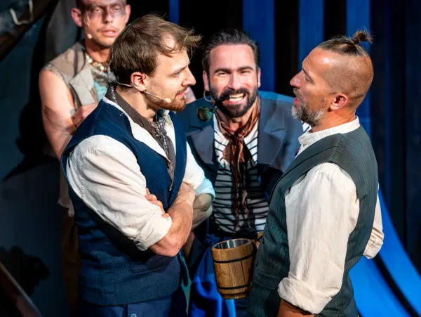 Próba medialna spektaklu Moby Dick w Teatrze Muzycznym w Gdyni