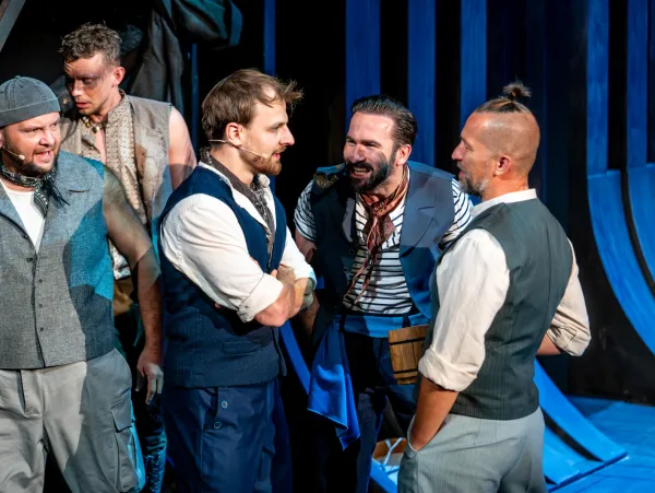Próba medialna spektaklu Moby Dick w Teatrze Muzycznym w Gdyni