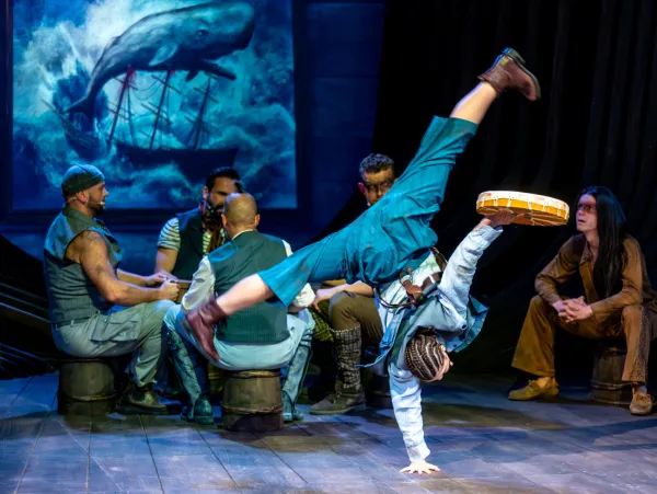 Próba medialna spektaklu Moby Dick w Teatrze Muzycznym w Gdyni