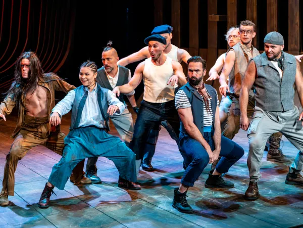 Próba medialna spektaklu Moby Dick w Teatrze Muzycznym w Gdyni