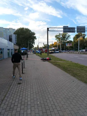 Skutki wypadku na Morskiej