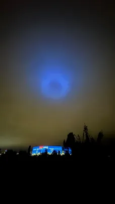 "Ufo" wylądowało nad Ergo Areną