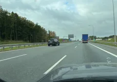 S6 zablokowana w stronę Gdyni na wysokości polifarbu