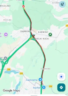 Ogromny korek w stronę Gdyni 