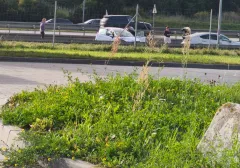 Wypadek przy Ikei zjazd na lotnisko zamknięty