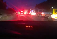Obwodnica w stronę bramek stoi