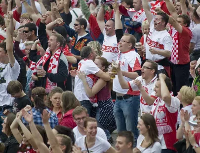 Radość Gol dla Polski