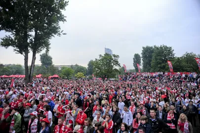 Mieszkańcy Gdyni w strefie kibica