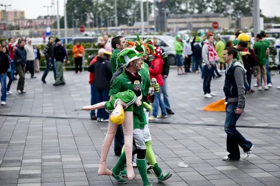  fiesta w drodze na stadion