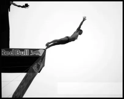 cliff diving