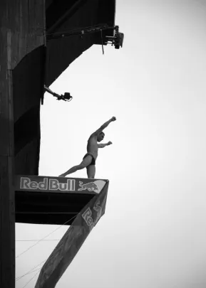 cliff diving