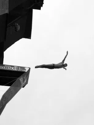 cliff diving