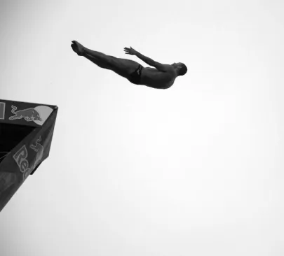 cliff diving