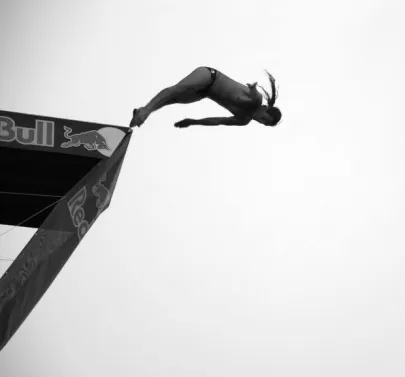 cliff diving