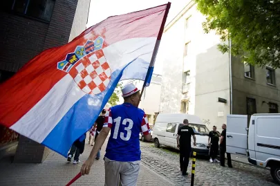 w drodze na stadion