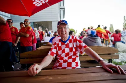 w drodze na stadion