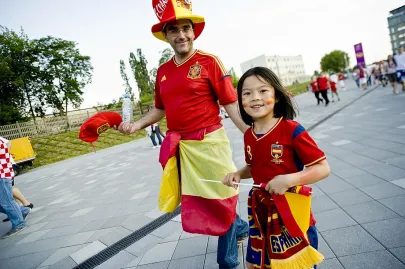 w drodze na stadion