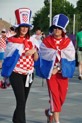 18.06.2012 przed meczem Chorwacja-Hiszpania