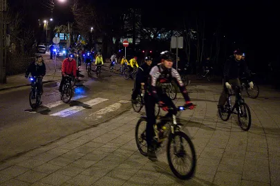 Wieczorny przejazd rowerowy w 3 rocznicę śmierci Jana Pawła II