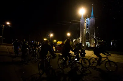 Wieczorny przejazd rowerowy w 3 rocznicę śmierci Jana Pawła II
